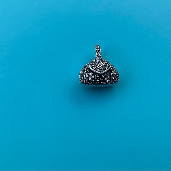 Jewelry - 925 Silver Marcasite Pendant